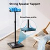 PERLESMITH Universal Speaker Stands Height Adjustable Extend 33.3” to 45.1”