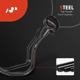 A-Premium Fuel Tank Filler Neck Pipe Hose Compatible with Nissan Sentra 2003 2004 2005, 1.8L 2.5L, Gas Diesel, Replace# 172218U600