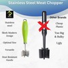 Heavy Duty, Stainless Steel modern meat chopper, pastry and crumble