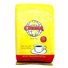 Cafe Crema - Ground Coffee from Puerto Rico - 8 oz (Count of 4)