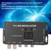 UHF Modulator TV Link Modulator 471.25‑885.25MHz Support PAL NTSC AV