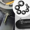 BOUMVID Pack of 15 M6 washers, black circlips, clamping ring,