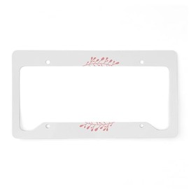 CafePress He is Risen Aluminum License Plate Frame, License Tag Holder