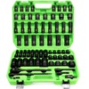 SWANLAKE 1/2" Drive Impact Socket Set, 66-Piece Standard SAE (3/8"-1-1/4")