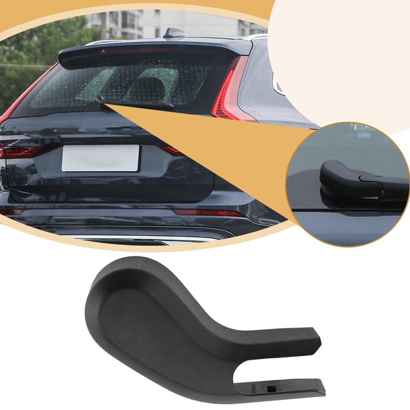 OTOTEC 1 Piece Car Rear Window Wiper Arm Nut Cover