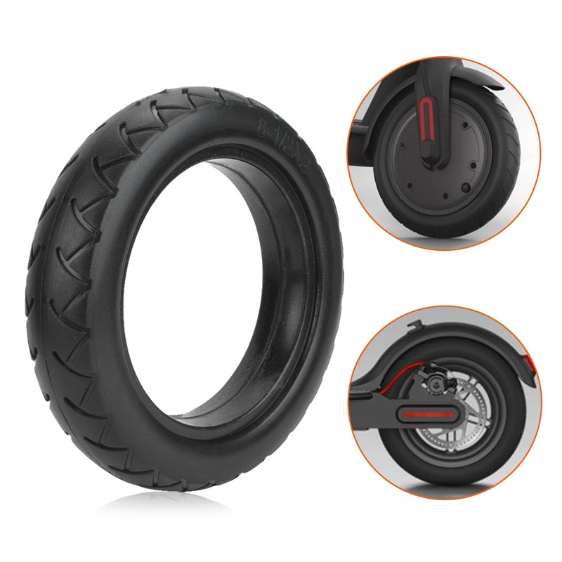 Front Rear Solid Tire Wheel Cover Tyre for Xiaomi Mijia