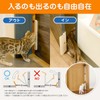 JCW ペットドア キャットドア 工事不要 猫ドア ネコ 犬 引き戸 穴あけ不要 取付簡単