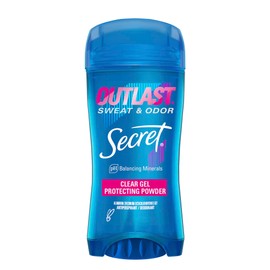 Secret Outlast Clear Gel Antiperspirant Deodorant for Women, Protecting Powder 2.6 oz