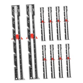 SEWACC 10pcs Sewing Gauge Ruler Precision Measuring Tool for Quilting Tailoring and Crafting Lightweight Seam Guide for Accurate Button and Edge Distances
