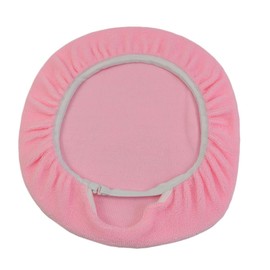2-Piece Bathroom Toilet Accessory Set- Toilet Seat Cover and Toilet Lid Cover (Pink)