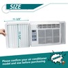 Daisypower Window Air Conditioner Side Panels Curtain Kit with Frame,Window