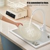 12 Inch Placemats,Round Braided Placemats Set of 4,Washable Heat Resistant