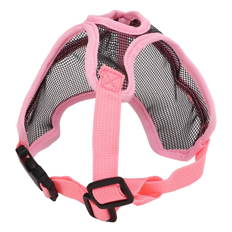 Short Snout Dog Muzzle Adjustable Breathable Prevent Biting Chewing Dog