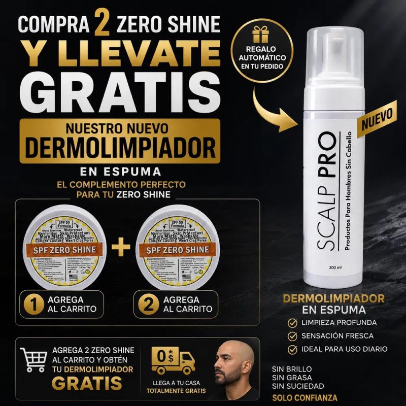 Zero Shine Spf Elimina El Brillo Y Protege Tu Cabeza
