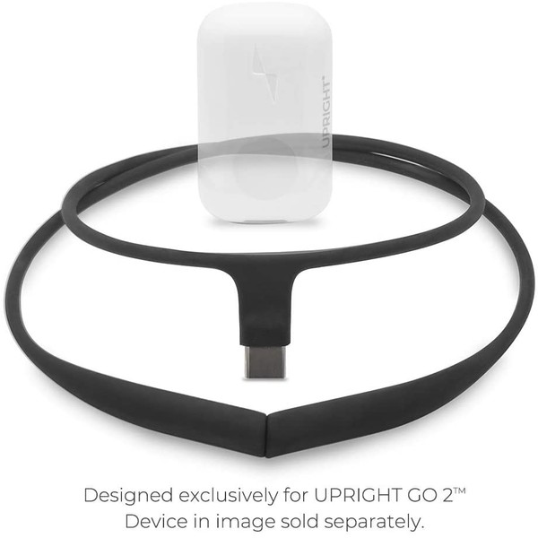 Upright GO 2 Necklace | New Necklace Accessory for Upright Go 2 Posture Trainer (not compatible with Upright GO Original), Black (URA13B-IN)