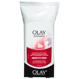Olay Regenerist Micro Exfoliating Wet Cleansing Cloths Anti Aging 30ct Pack of 3