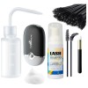 Kit Shampoo Espuma Para Pestañas Y Brocha Para Extensiones