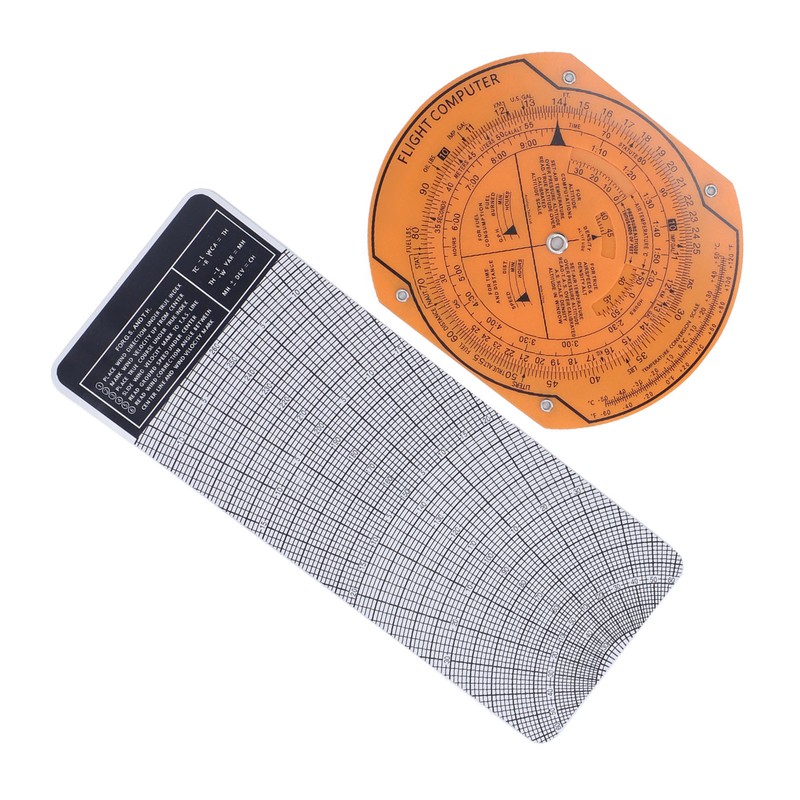Flight Computer Aviation Pilot Flight Calculator Plastic Military Navigation Training