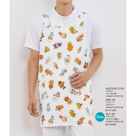 KAZEN ANP918 Anpanman Printed Apron, L, Random Pattern (C/40))