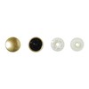 KIYOHARA SUN15-123 Plastic Snap Metal 4 Pairs 13mm Diameter Gold