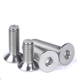 100 Stück Senkschrauben DIN 7991 ISO 10642 galv. verzinkt 8.8 Maschinenschraube M6x12mm