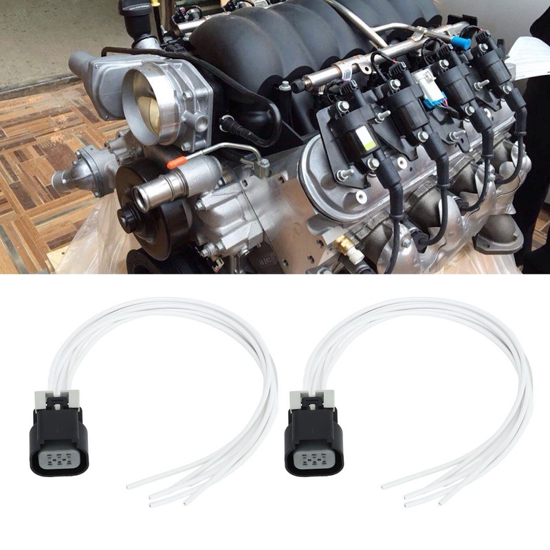 2PCS 6 Wire Throttle Body Actuator Pigtail Plug Flexible Impact