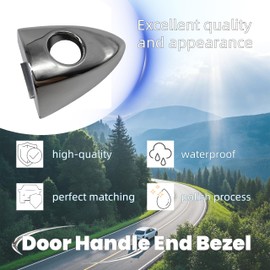 Car Front, back, left, right Door Handle End Bezel Compatible with Honda Accord 2013-17,Fit for Clarity 2017-18,for Pilot 2016-19,for Ridgeline 2017-19 Replace 72184-T2A-G21 (1pcs Front Left Door)