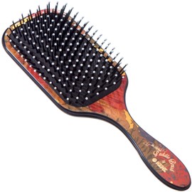 Kent LPB1 Large Paddle Cushioned Hair Brush - Grooming, Detangling, & Smoothing Floral Print - Best Everyday Brush For Medium to Long Hair