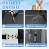 MYJAQI Back Seat Extender for Dogs, Hard Bottom Dog Car