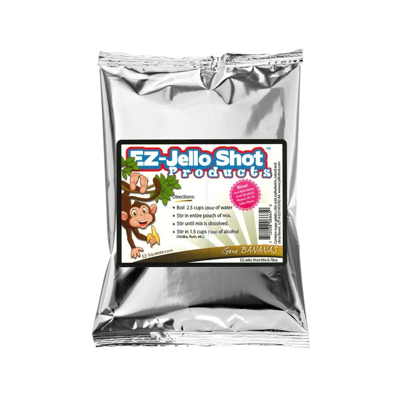 Gone Bananas Jello Shot Mix 6.78 oz - Premium Gluten-Free