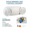 EXITLUX 6 Pack White LED Emergency Lights with Battery Backup,