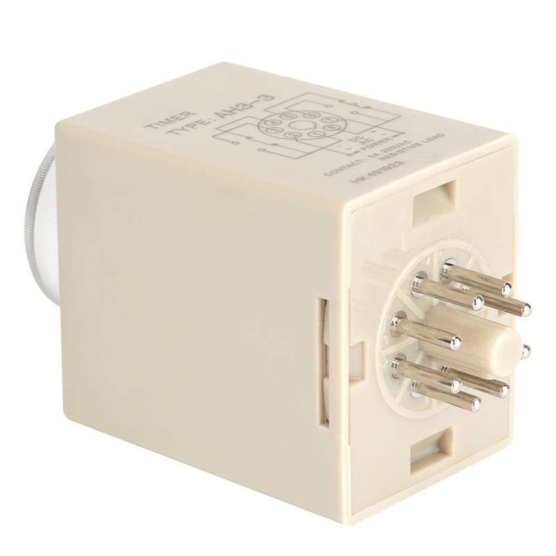 220VAC 60 Minutes Power On Delay Timer Time Relay AH3-3(60M)