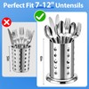 304 Stainless Steel Utensil Holder Drying Cup 2 Pack, 6