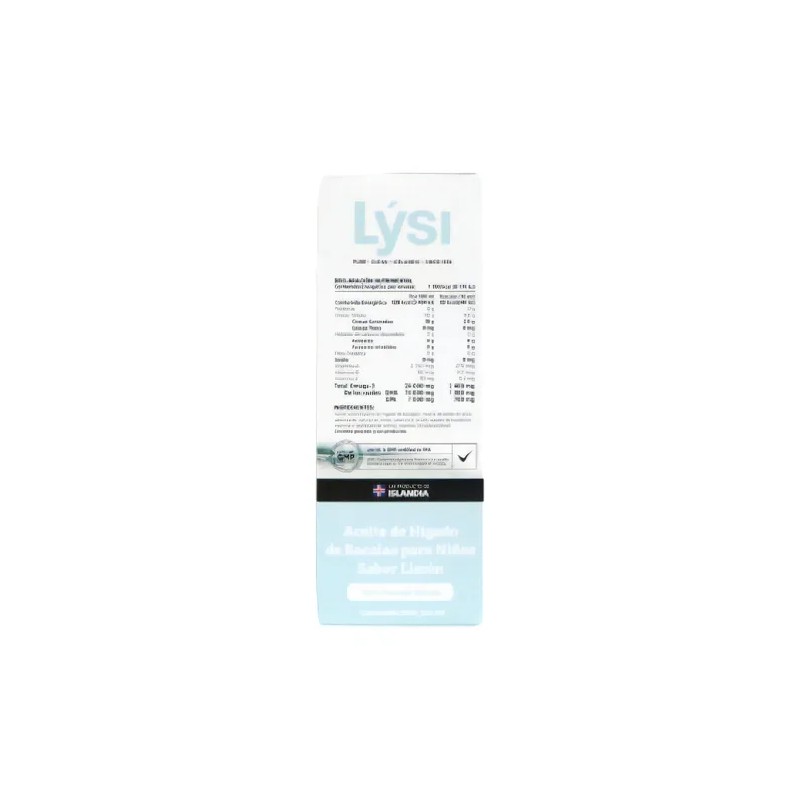 Aceite De Hígado De Bacalao Para Niño, Lysi Omega 3