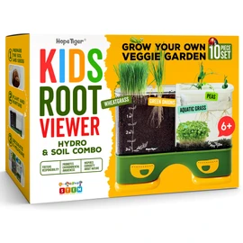Gardening Root Viewer for Kids - Planting Kits with Seeds & Garden Supplies - Grow Your Own Seed - Home & Classroom Science Stem Learning - Plant Growing Spring Farm Toys & Gifts for Ages 6 Up