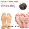 LOMANTOWN Shower Foot Scrubber Feet Cleaner with Non Slip Suction