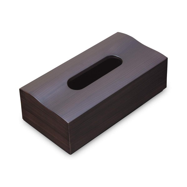 Tatsu Craft Wood Grain Painted Tissue Case, Natural Wood Tissue