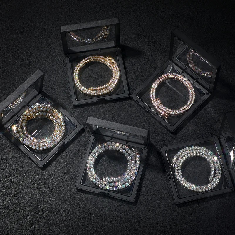 Wholesale Iced Out Sterling Silver 925 Lab Grown Free Fire