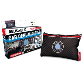 Zarpax Car Dehumidifier - Rechargeable for Car, Auto, Truck, Van, SUV and RV/Motorhome Moisture absorber Dark Grey, Pack of 1