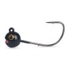 MUUNN 10Pcs Tungsten Jig Head Fishing Hooks， Weedless Round Jig