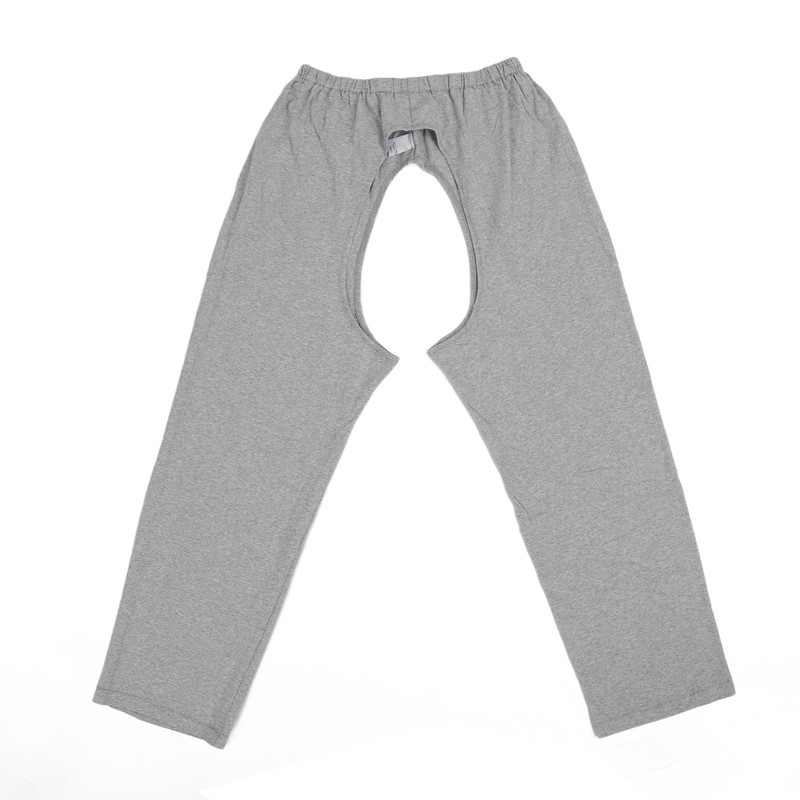 Urinary Incontinence Care Pants Front Rear Crotch Opening Elderly Nursing