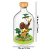 WiseHawk Bald Eagle Terrarium Kit with Acrylic Miniature Blocks and