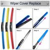 HODEE 3 Wipers 22"+20"+9" Colour Wiper Replacement for Ford Bronco