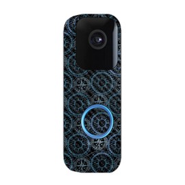 MightySkins Carbon Fiber Skin Compatible with Blink Video Doorbell - Compass Tile | Protective, Durable Textured Carbon Fiber Finish | Easy to Apply and Change Styles | Made in The USA