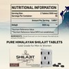 Shilajit Tablets 30,000mg, 60 Counts Himalayan Shilajit Tablets (1000mg Per