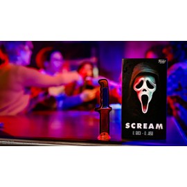 FUNKO GAMES - Scream EL JUEGO - Juego de Mesa Cooperativo - Adultos y Jugadores de 13 Años - Cooperar para ganar Todos Contra Ghost Face® - Con Aplicación - 20 min - 3 a 8 Jugadores