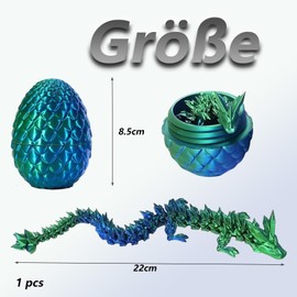 ClcIosis 1 x 3D dragon in egg - dragon toy decoration for home, office, living room, bedroom - creative dragon egg as room decoration