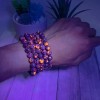 Unbranded Emberlite 4mm Beads UV Reactive Fluorescent Glowing Sterling Silver