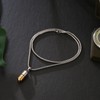 STWTR Stainless Steel Cylindrical Souvenir Capsule Pill Pendant Necklace, Cremated