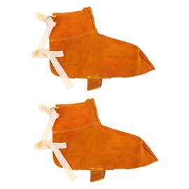 TENOL Welding Shoes Covers Welding Spats Personal Protective Equipment Heat Resistant PU Welder Boot Protector Cover Wear Resistant